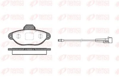 Комплект тормозных колодок, дисковый тормоз KAWE купить
