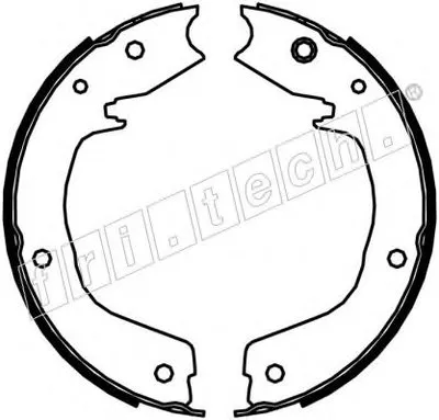 Комплект тормозных колодок, стояночная тормозная система fri.tech. купить