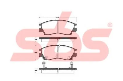 Комплект тормозных колодок, дисковый тормоз sbs купить