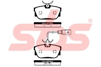 Комплект тормозных колодок, дисковый тормоз sbs купить