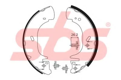 Комплект тормозных колодок sbs купить