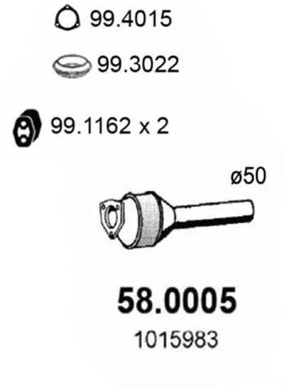 Катализатор для переоборудования ASSO купить