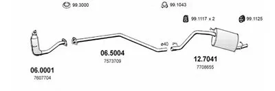 Система выпуска ОГ ASSO купить