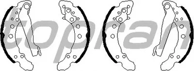 Комплект тормозных колодок TOPRAN купить