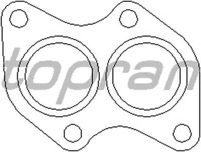 Прокладка, труба выхлопного газа TOPRAN купить