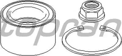 Комплект подшипника ступицы колеса TOPRAN купить