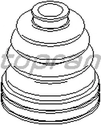 Пыльник, приводной вал TOPRAN купить