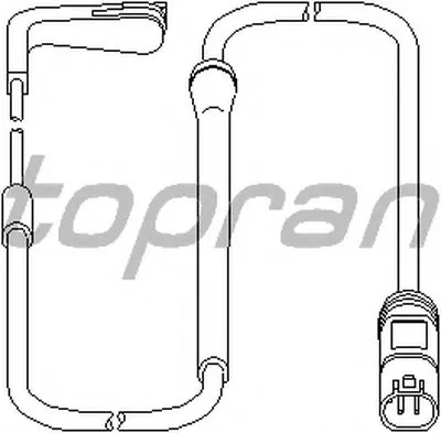 Датчик, износ тормозных колодок TOPRAN купить