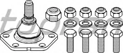 Шаровой шарнир TOPRAN купить