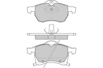 Комплект тормозных колодок, дисковый тормоз E.T.F. купить