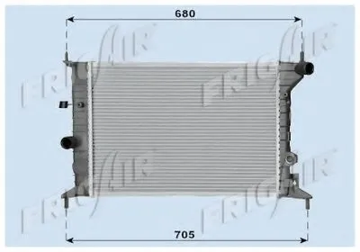 Радиатор, охлаждение двигателя FRIGAIR купить