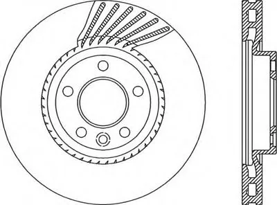 Тормозной диск ADAPTIVE OPEN PARTS купить