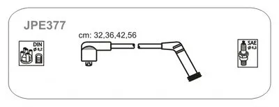 Комплект проводов зажигания JANMOR купить