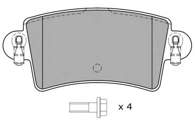 Комплект тормозных колодок, дисковый тормоз FREMAX купить