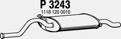 Глушитель выхлопных газов конечный FENNO купить