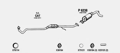 Система выпуска ОГ FENNO купить