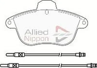 Комплект тормозных колодок, дисковый тормоз ANL Braking COMLINE купить