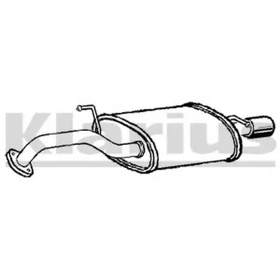 Глушитель выхлопных газов конечный KLARIUS купить