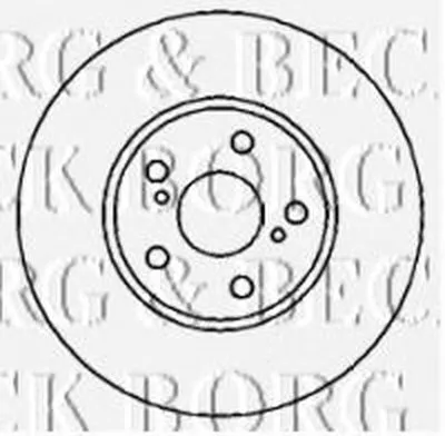 Тормозной диск BORG & BECK купить