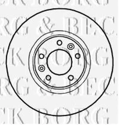 Тормозной диск BORG & BECK купить
