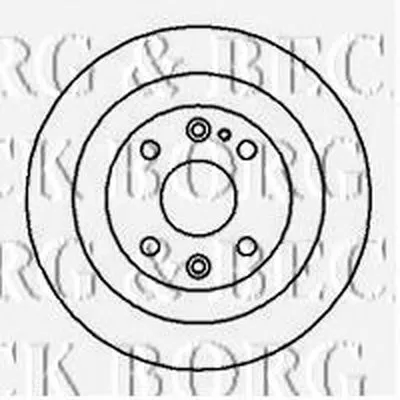Тормозной диск BORG & BECK купить