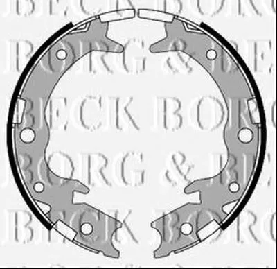 Комплект тормозных колодок BORG & BECK купить