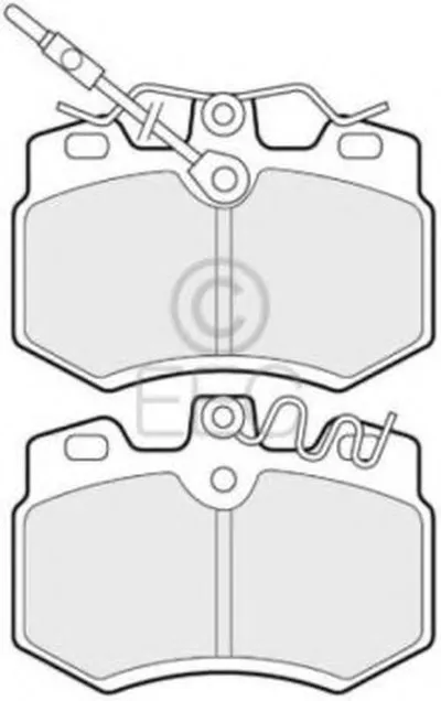 Комплект тормозных колодок, дисковый тормоз EEC купить