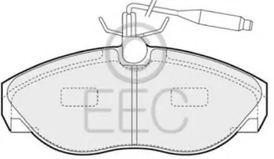 Комплект тормозных колодок, дисковый тормоз EEC купить