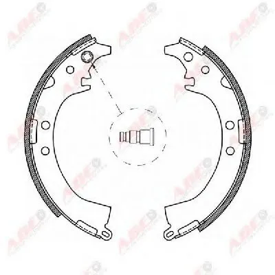 Комплект тормозных колодок ABE купить