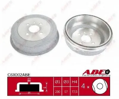 Тормозной барабан ABE купить