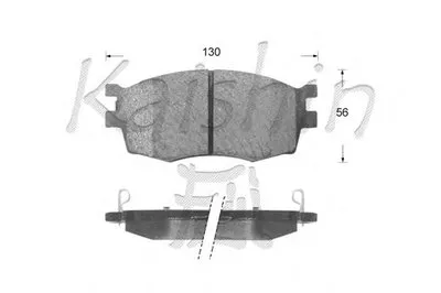 Комплект тормозных колодок, дисковый тормоз KAISHIN купить