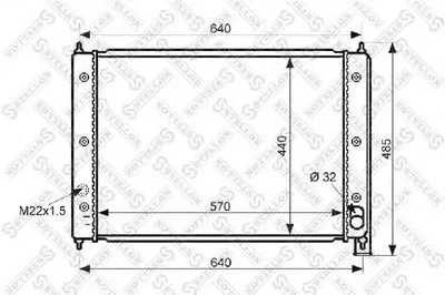 Радиатор, охлаждение двигателя STELLOX купить