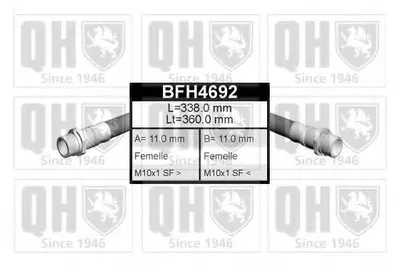 Тормозной шланг QUINTON HAZELL купить