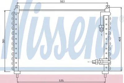 Конденсатор, кондиционер NISSENS купить
