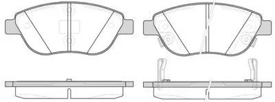 Комплект тормозных колодок, дисковый тормоз REMSA купить