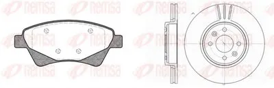 Комплект тормозов, дисковый тормозной механизм