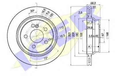 Тормозной диск ICER купить