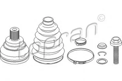 Шарнирный комплект, приводной вал TOPRAN купить