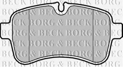 Комплект тормозных колодок, дисковый тормоз BORG & BECK купить