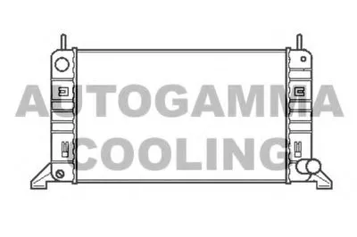 Радиатор, охлаждение двигателя AUTOGAMMA купить