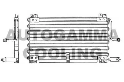Конденсатор, кондиционер AUTOGAMMA купить