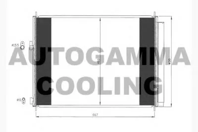 Конденсатор, кондиционер AUTOGAMMA купить