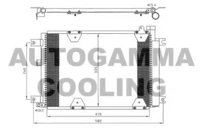 Конденсатор, кондиционер AUTOGAMMA купить