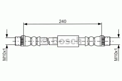 Тормозной шланг BOSCH купить