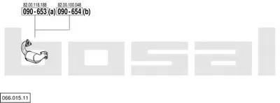 Система выпуска ОГ BOSAL купить