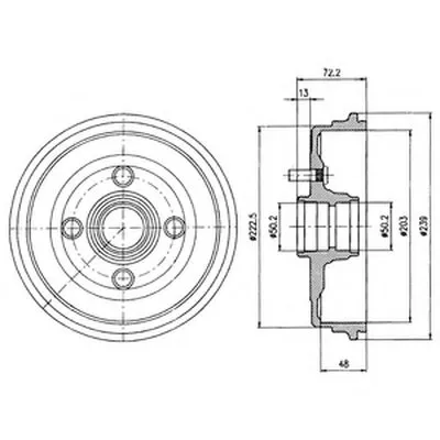 Тормозной барабан DELPHI купить