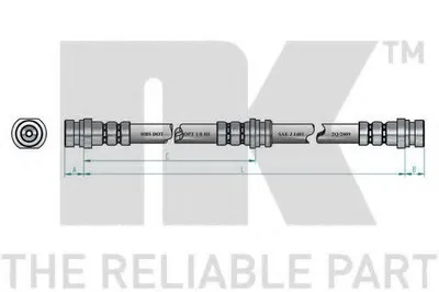 Тормозной шланг NK купить