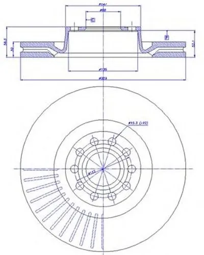 Тормозной диск HC CAR купить