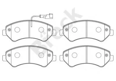 Комплект тормозных колодок, дисковый тормоз BRECK купить
