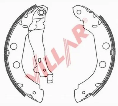Комплект тормозных колодок VILLAR купить
